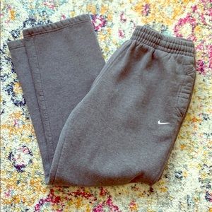 Nike Drawstring Sweatpants Heather Gray Size XL